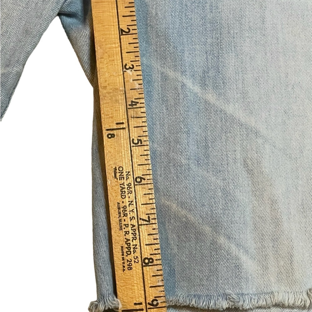 AG Denim Nikki Mid Rise Relaxed Cutoff Skinny Jean Shorts size 28 Woman’s Summer - Picture 7 of 11